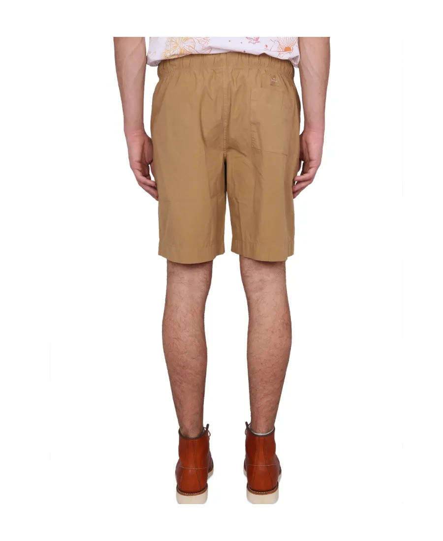 Ps Paul Smith Logo Patch Drawstring Deck Shorts