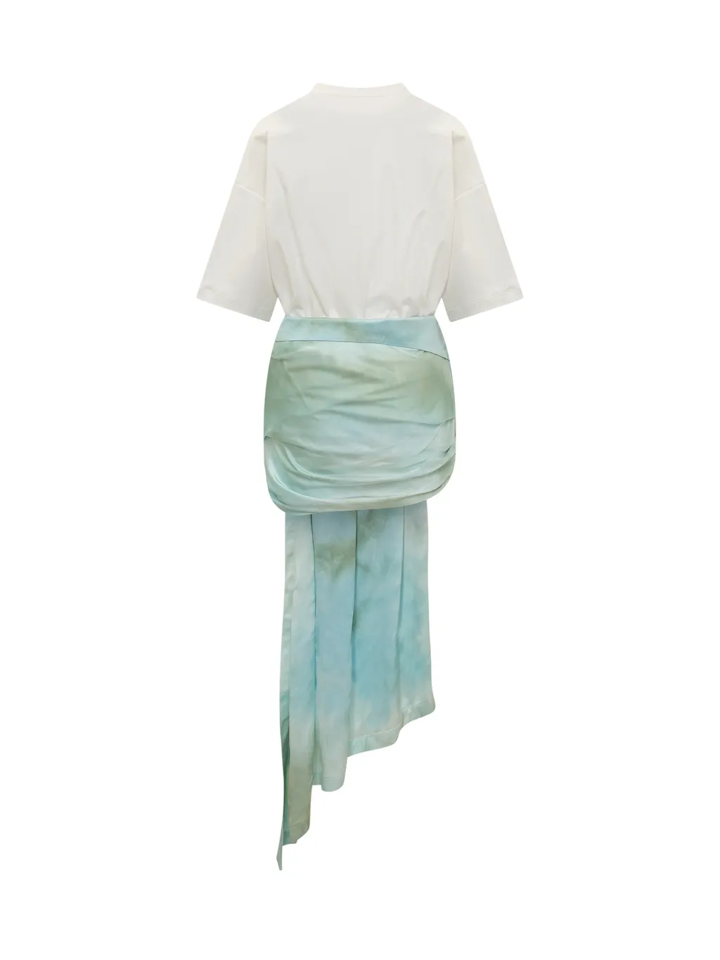 Off-White Bow-Detailed Tie-Dyed Dress