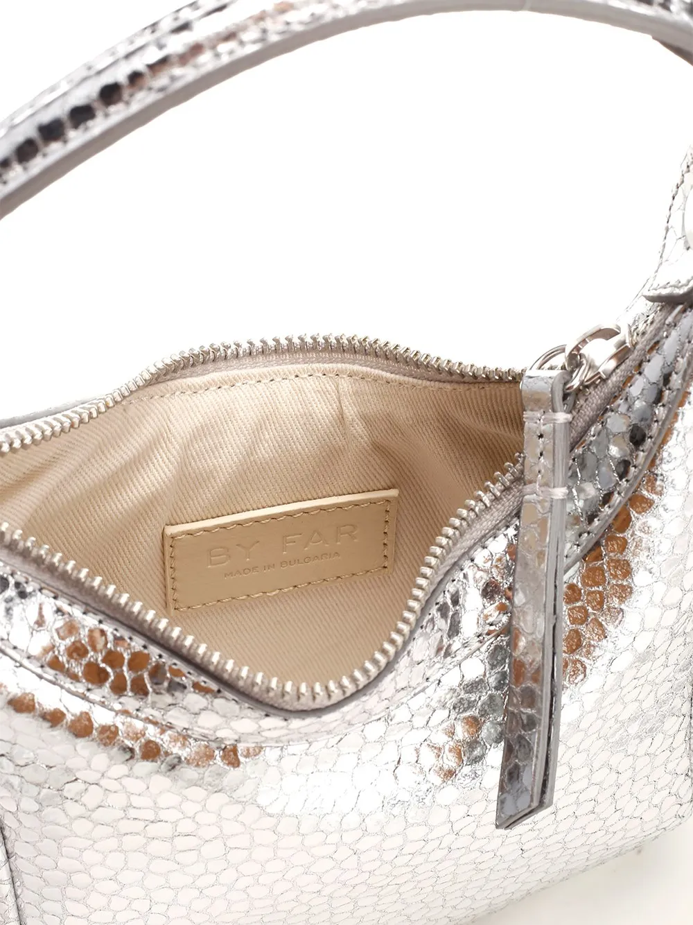 By Far Cosmo Zipped Top Handle Bag