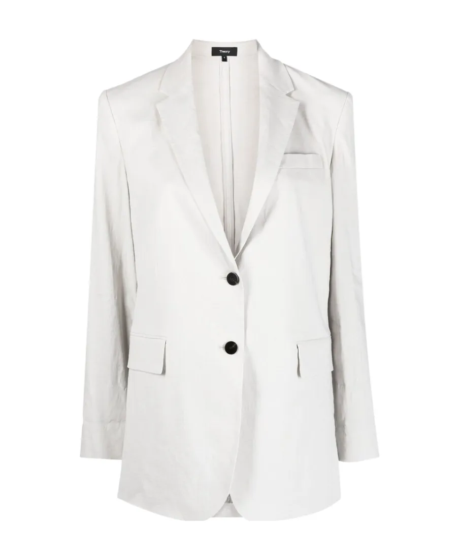 Single-Breasted Button Blazer