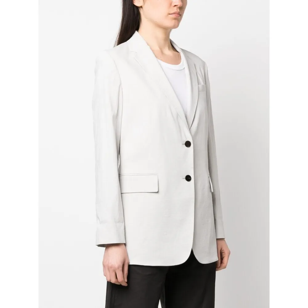 Single-Breasted Button Blazer