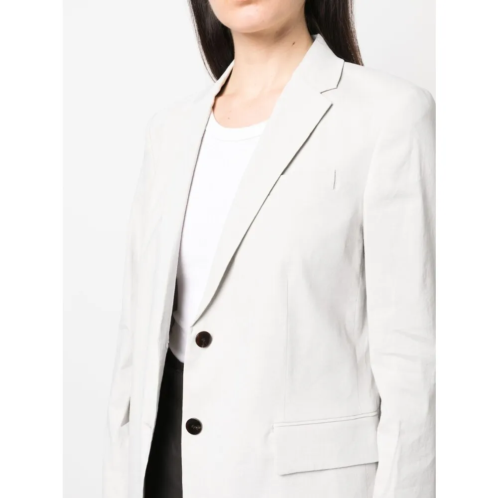 Single-Breasted Button Blazer