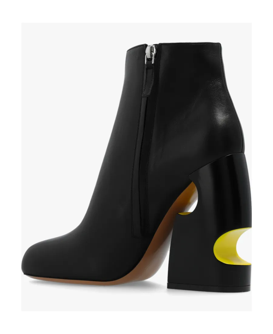 Off-White Cut-Out Zip-Up Boots
