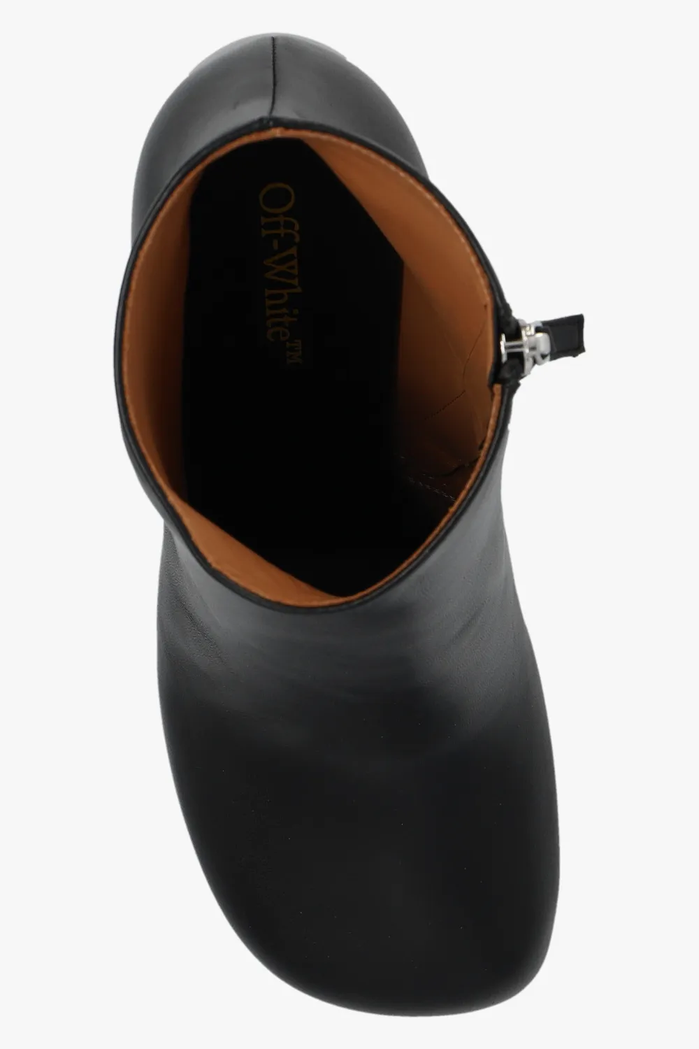 Off-White Cut-Out Zip-Up Boots