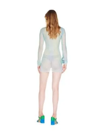 Tie-Dye Sheer Minidress