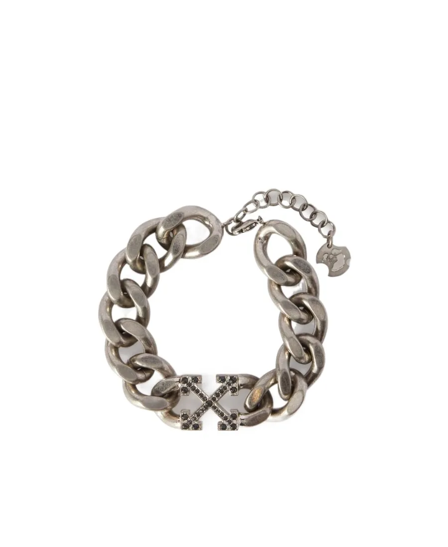 Arrows Crystal-Embellished Chain Bracelet