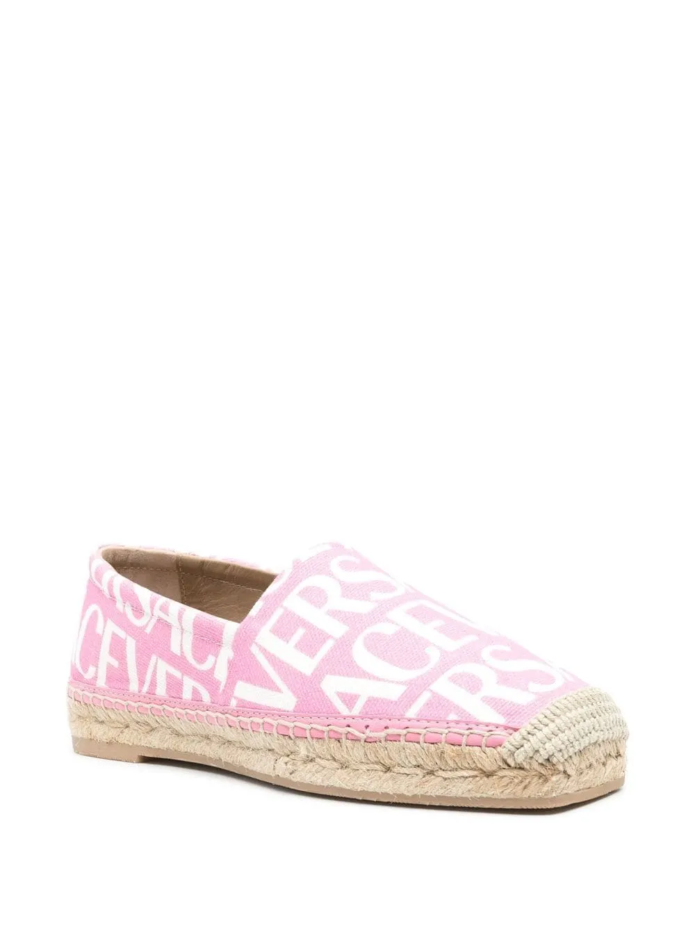 All-Over Logo Print Espadrilles