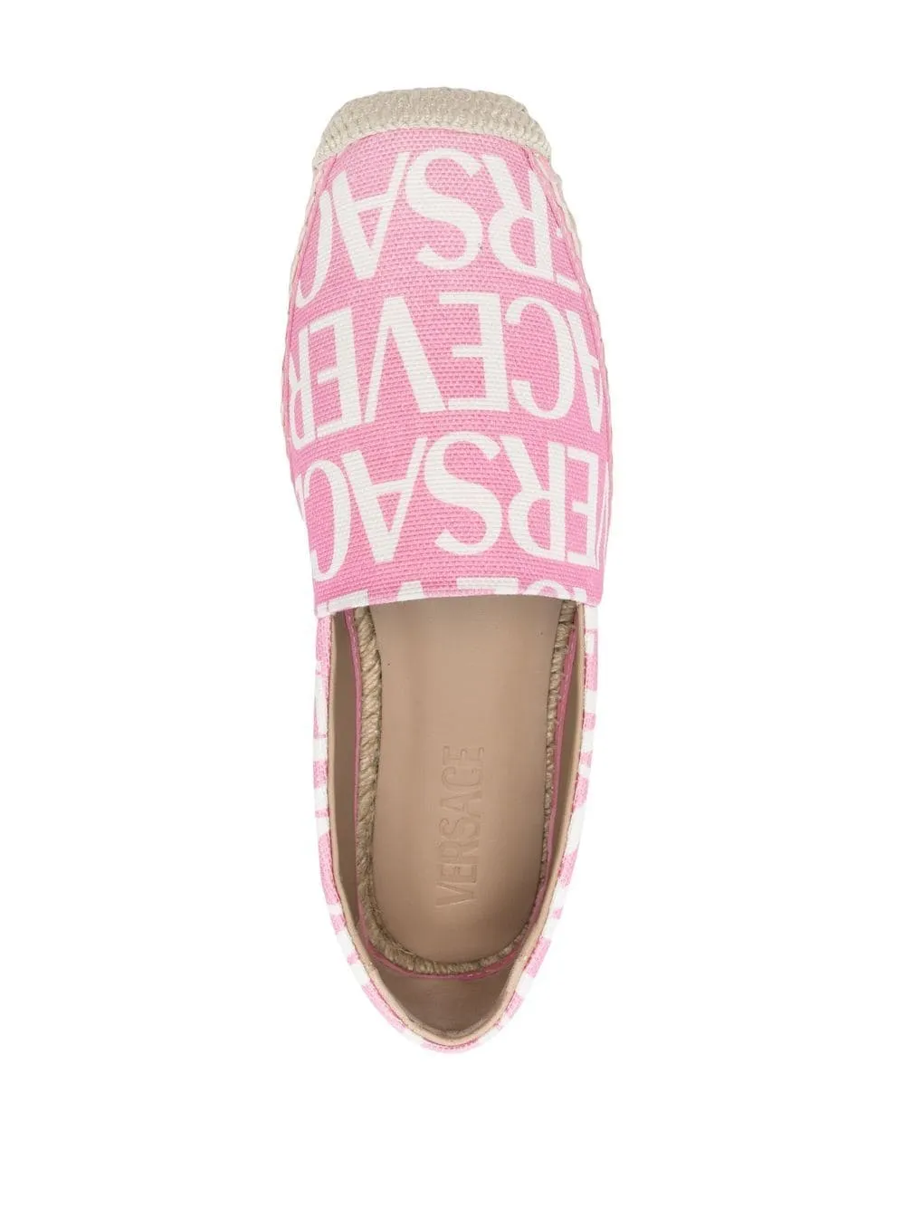 All-Over Logo Print Espadrilles