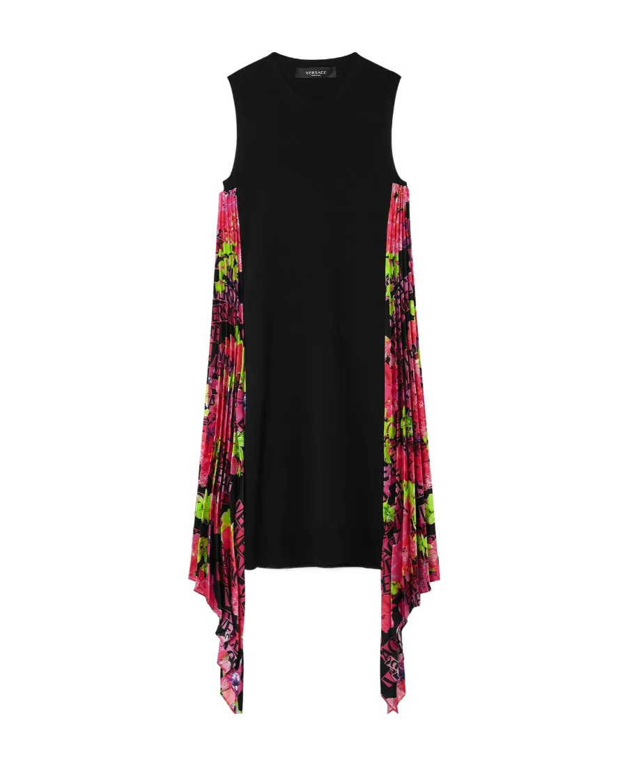 Versace Orchid Printed Dress
