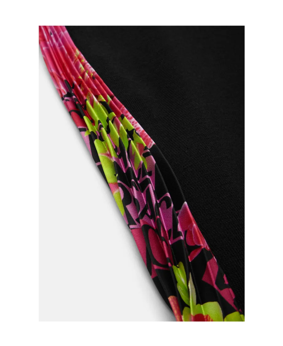 Versace Orchid Printed Dress