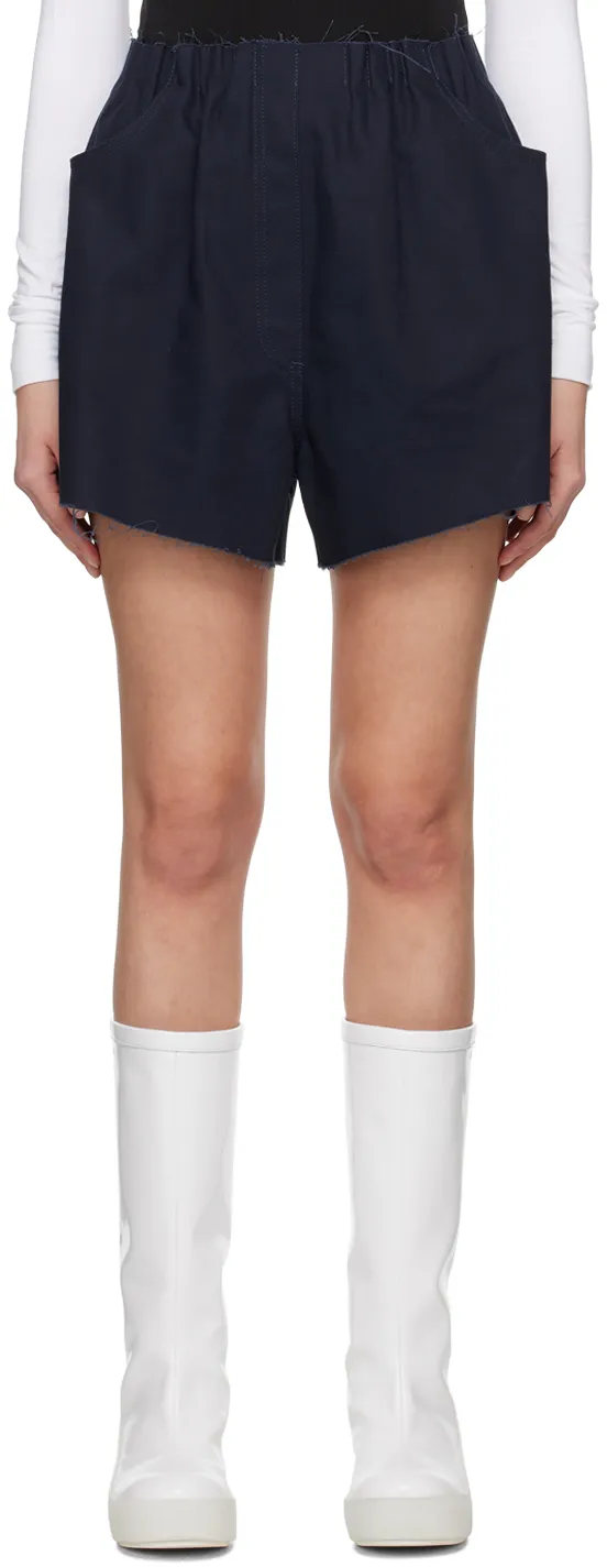 Elastic Waistband Shorts