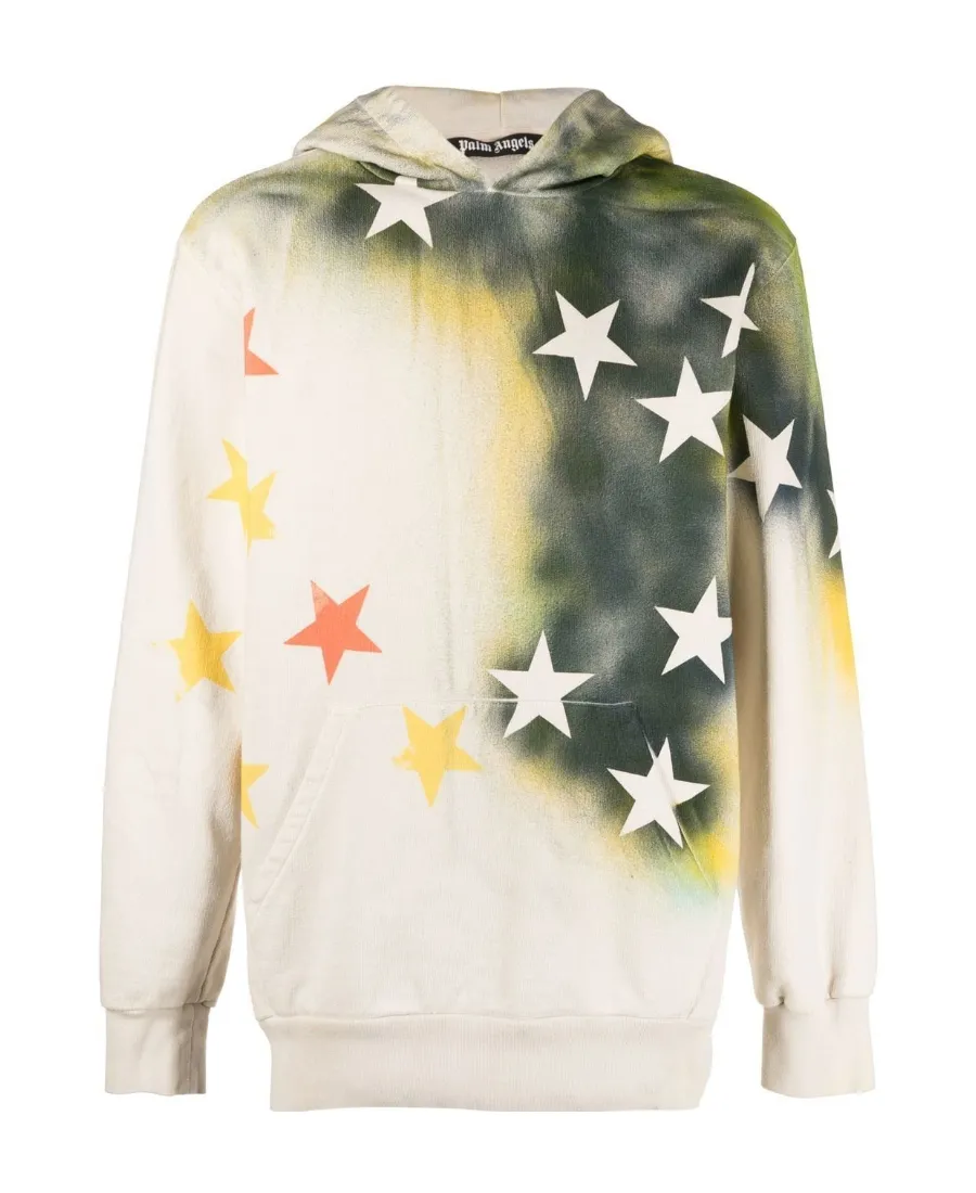 Star-Print Hoodie
