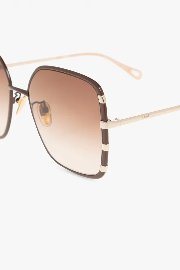 Chloé Eyewear Rectangular Frame Sunglasses