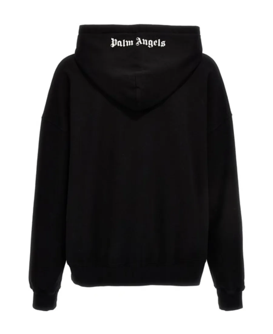 Palm Angels Logo Embroidered Hoodie