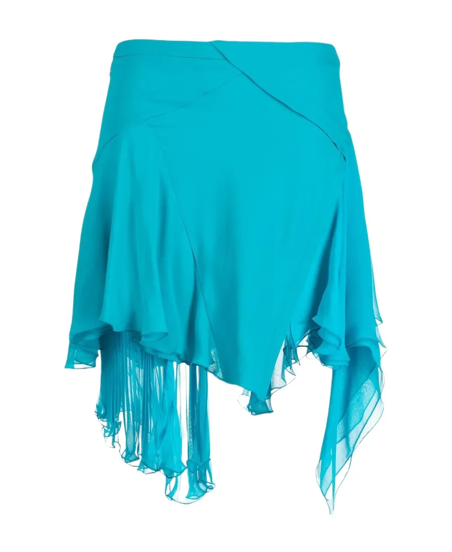 Versace Asymmetric Hem Mini Skirt