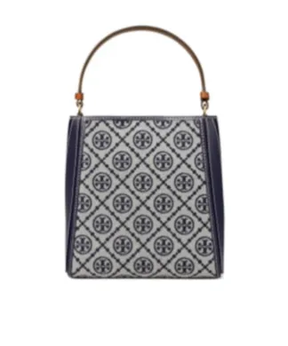 Tory Burch Mcgraw Logo Patch Bucket Bag
