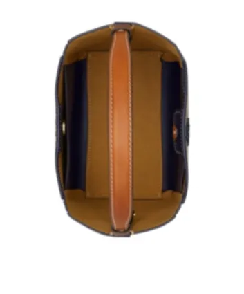 Tory Burch Mcgraw Logo Patch Bucket Bag