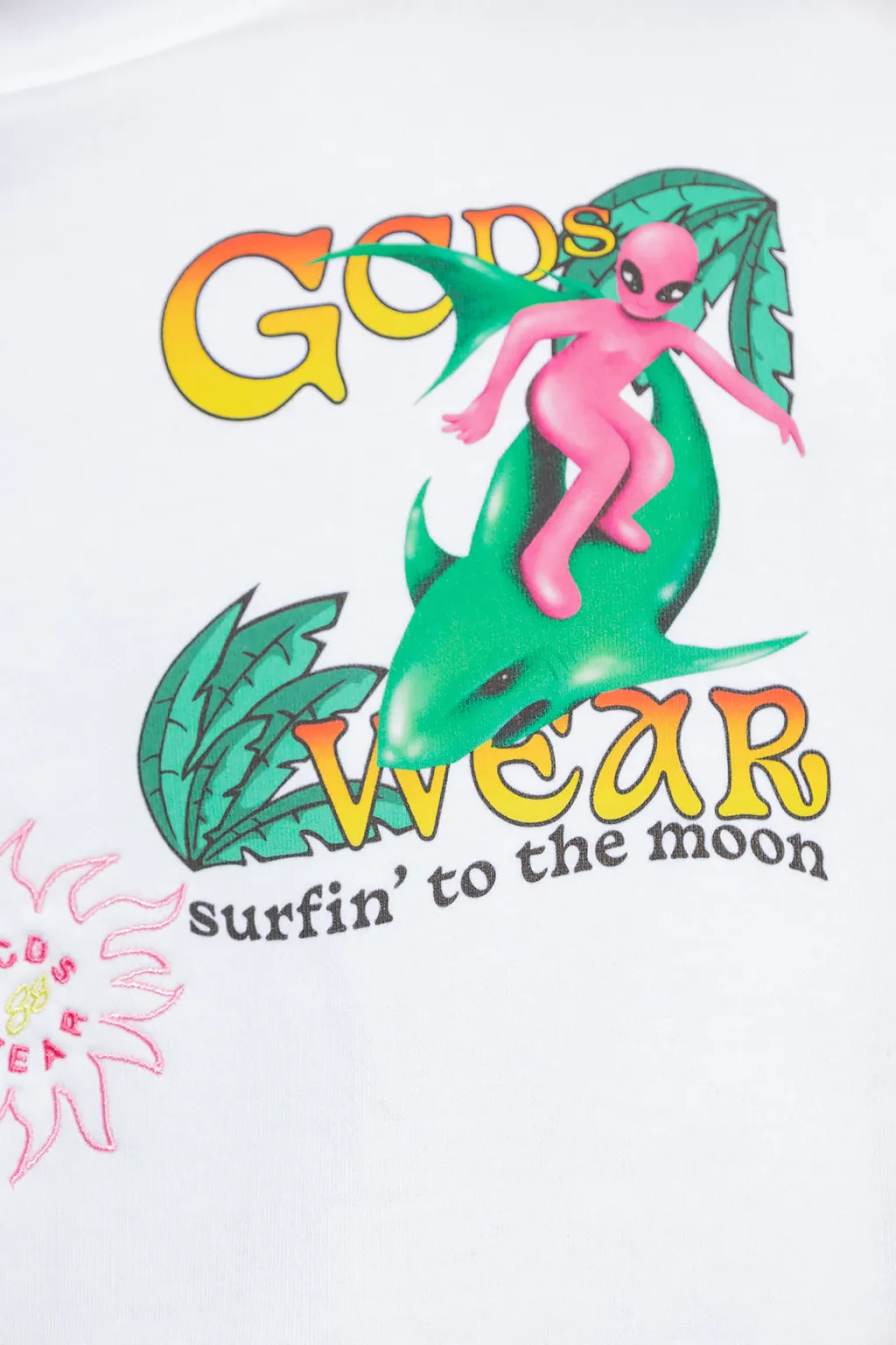 Gcds Long Sleeved Graphic Printed Sweatshirt
