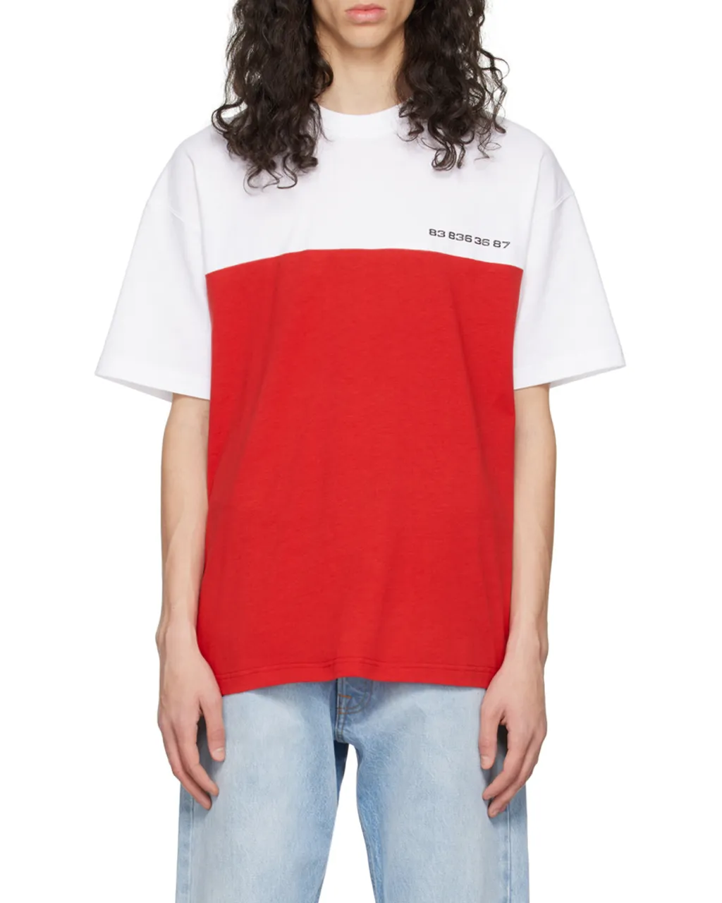 Numbering Color Matching T-Shirt