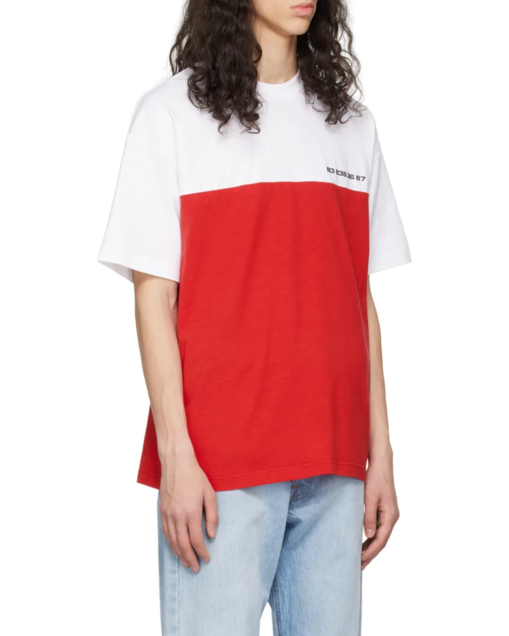 Numbering Color Matching T-Shirt