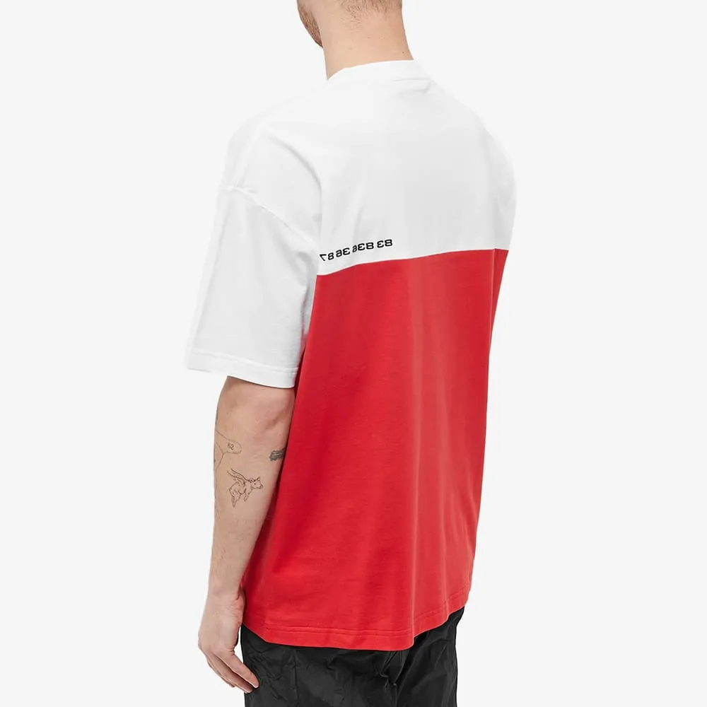 Numbering Color Matching T-Shirt