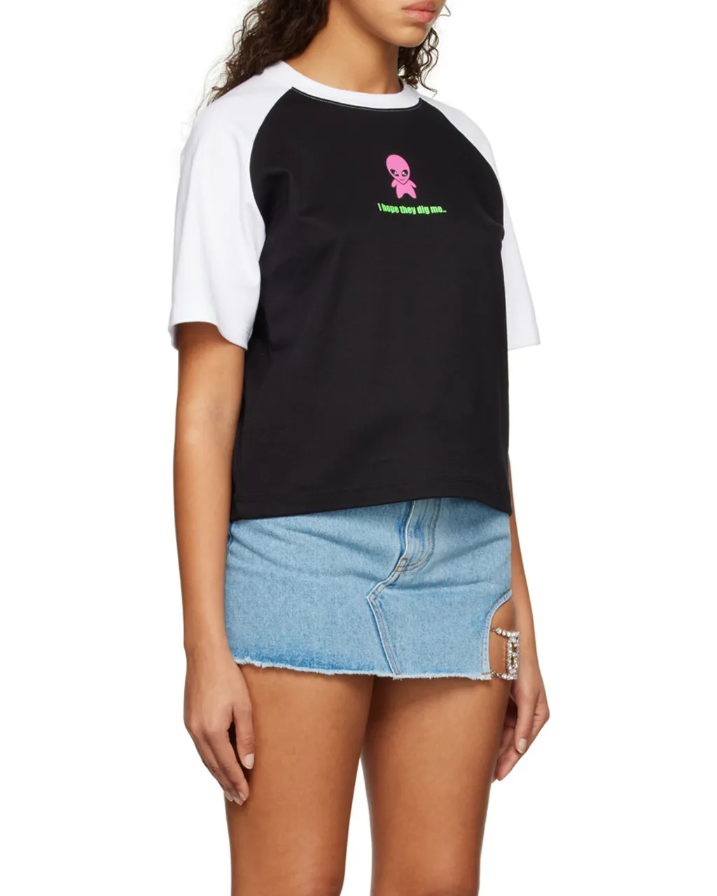 Gcds Raglan-Sleeved Crewneck T-Shirt