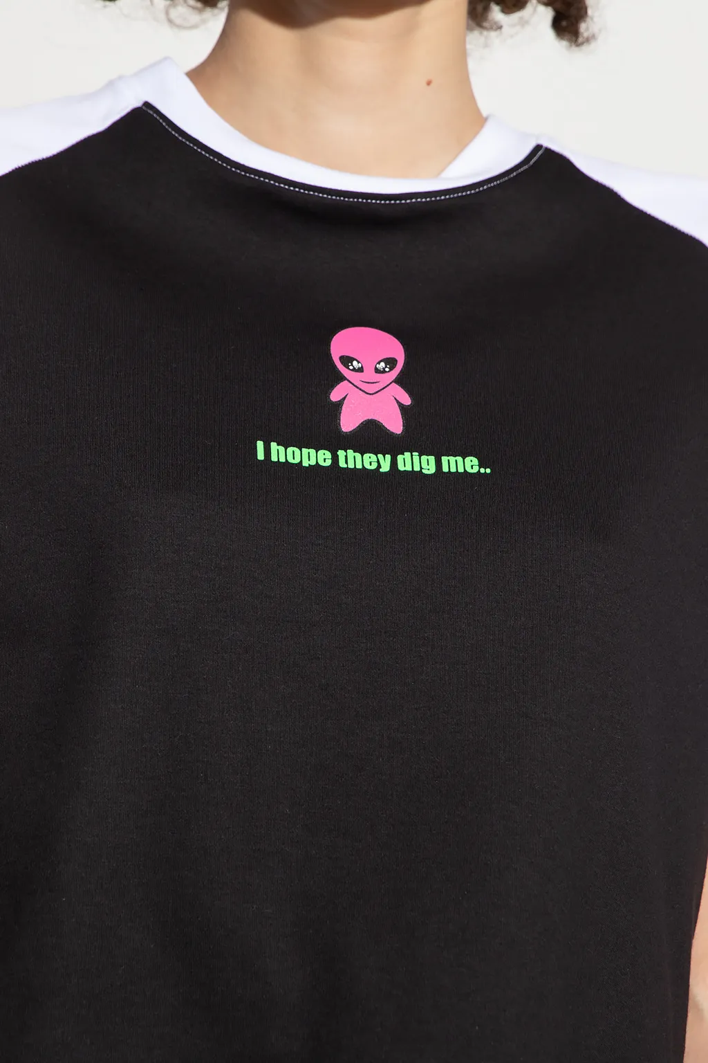 Gcds Raglan-Sleeved Crewneck T-Shirt