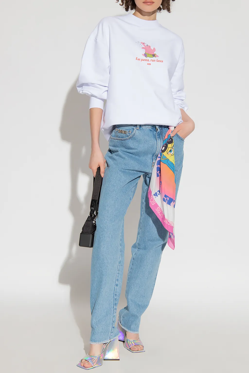 Graphic-Print Cotton Sweatshirt