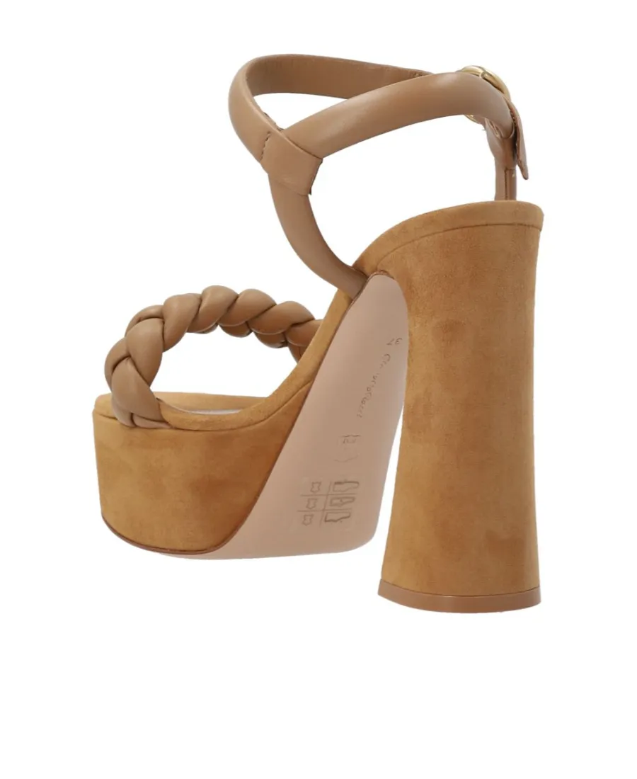 Logo High-Heeled Sandals