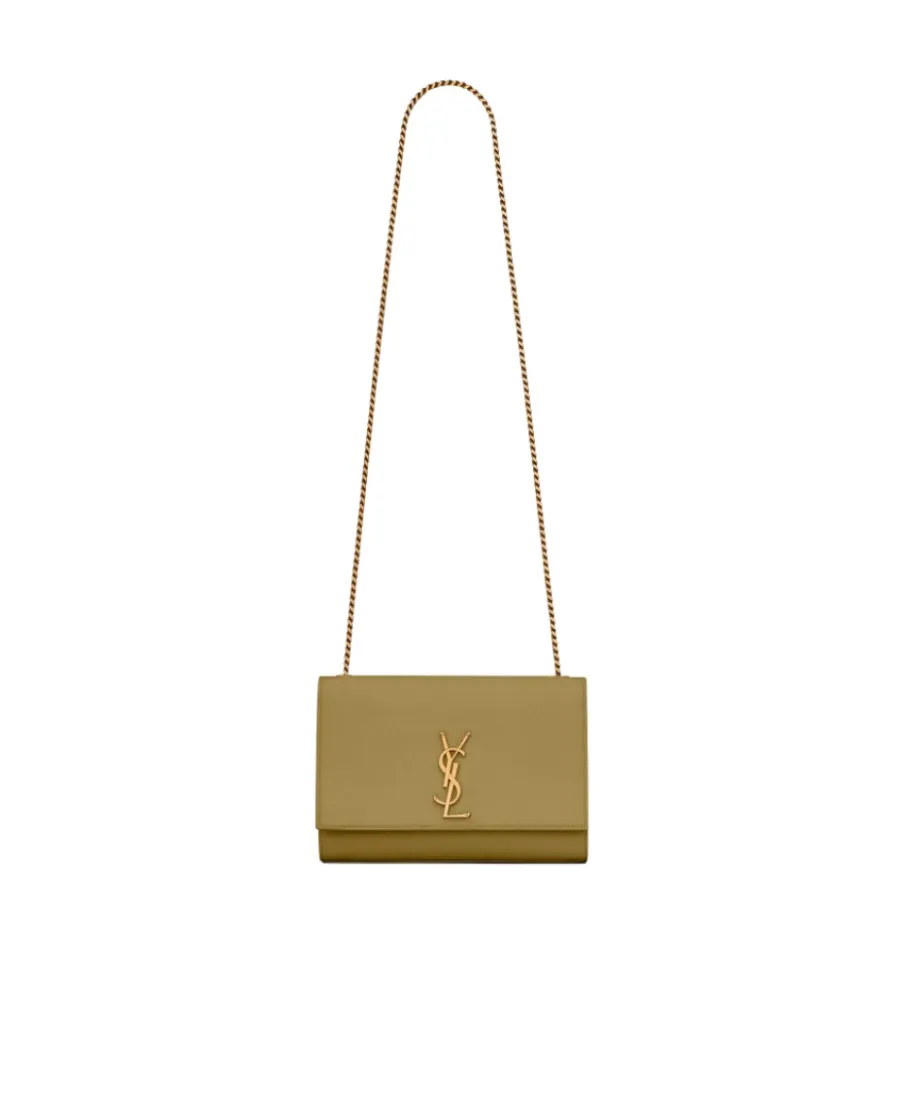 Kate Medium Chain Bag In Grain De Poudre Embossed Leather