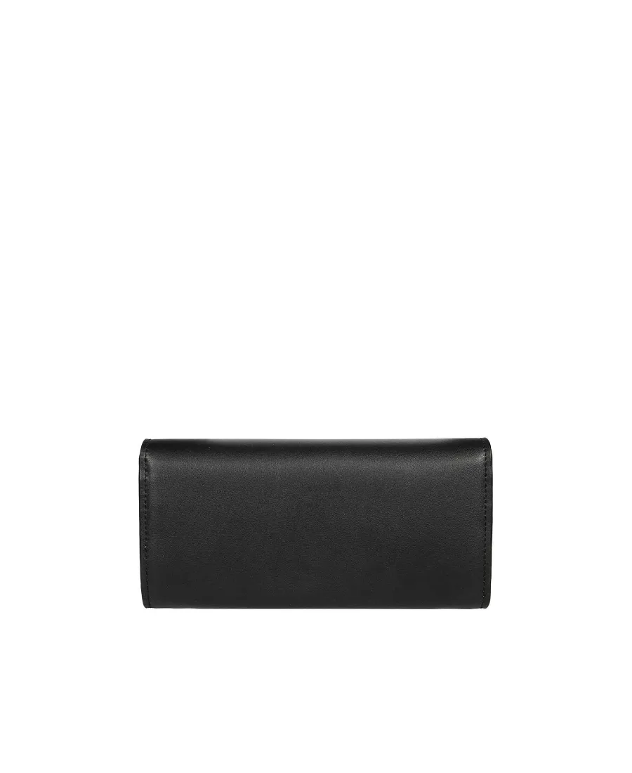 Logo-Plaque Zip-Up Purse