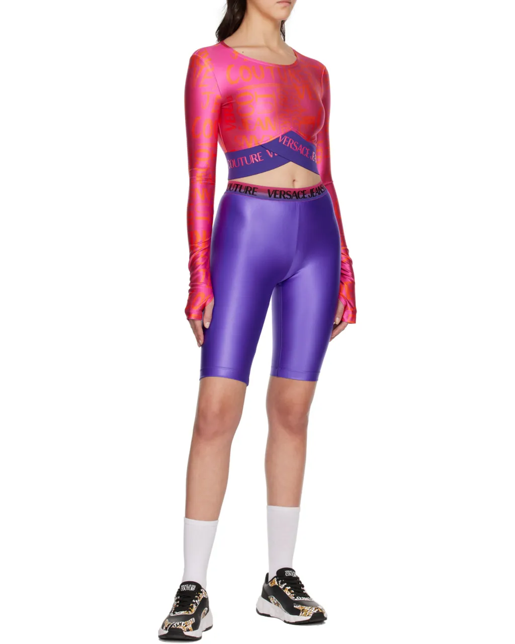 Logo-Waistband Cycling Shorts