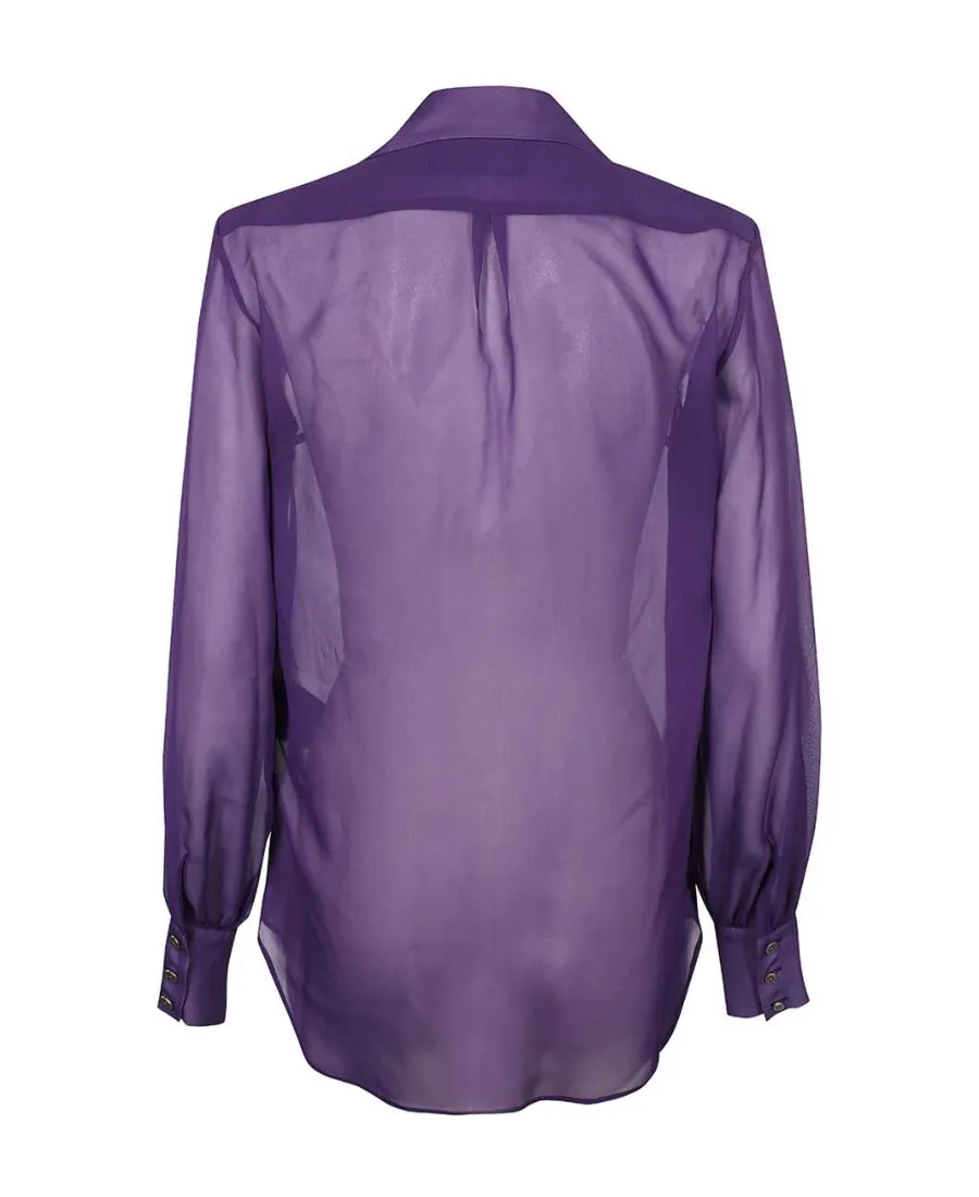 Long-Sleeved Button-Cuff Shirt