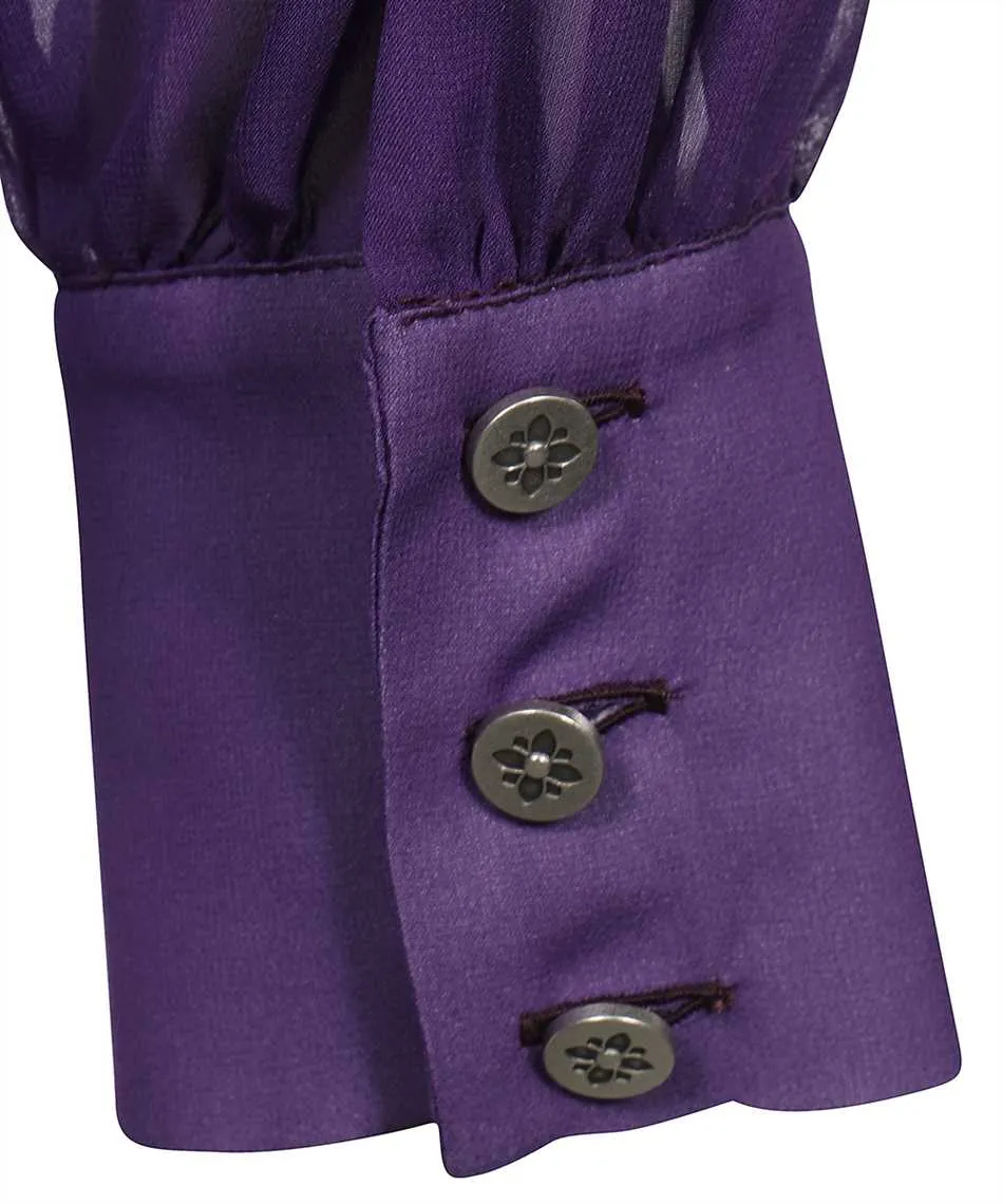 Long-Sleeved Button-Cuff Shirt