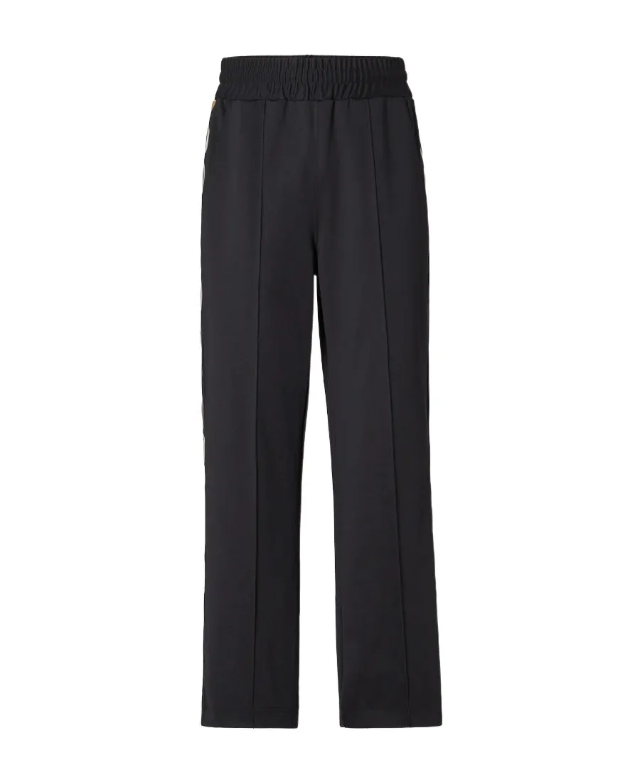 Chain-Print Elasticated-Waistband Track Pants