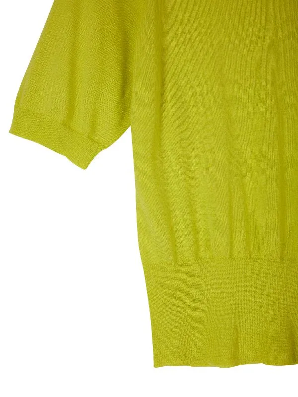 Vivienne Westwood Orb Embroidered Short-Sleeved Knitted Jumper