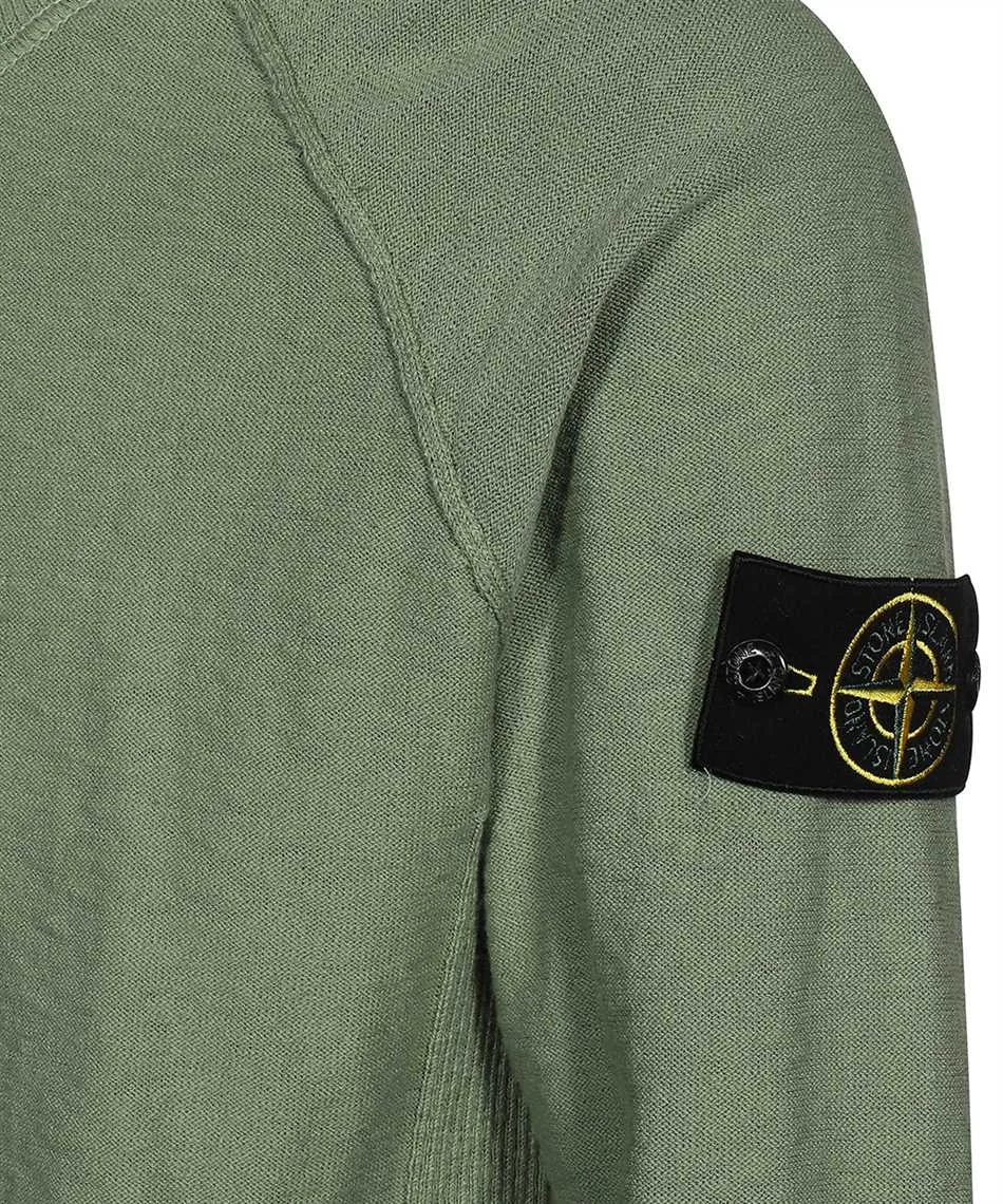 Compass-Logo Cotton-Blend Jumper