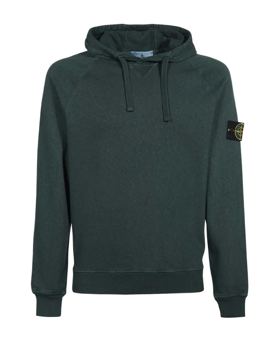 Compass-Patch Cotton Hoodie