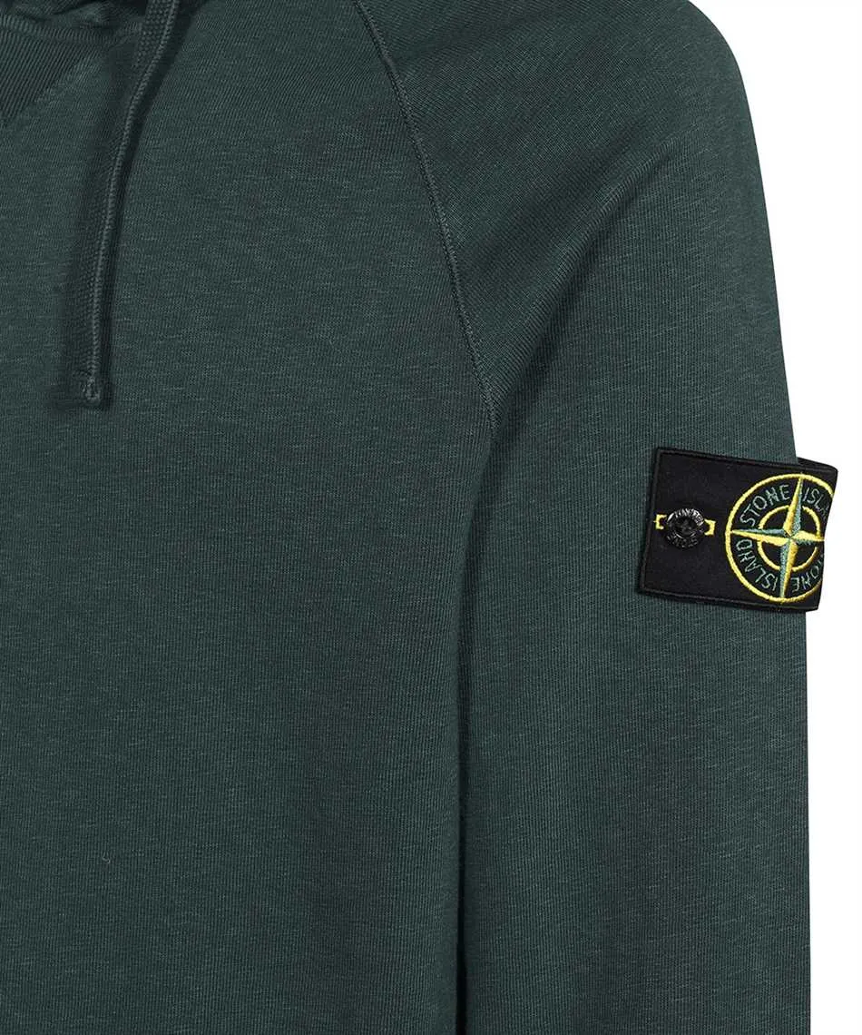 Compass-Patch Cotton Hoodie