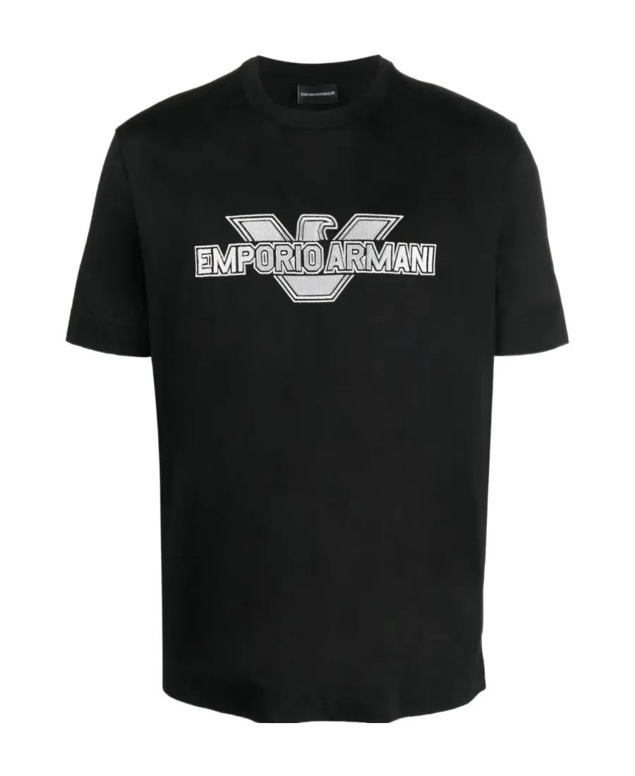 Logo-Patch Cotton T-Shirt