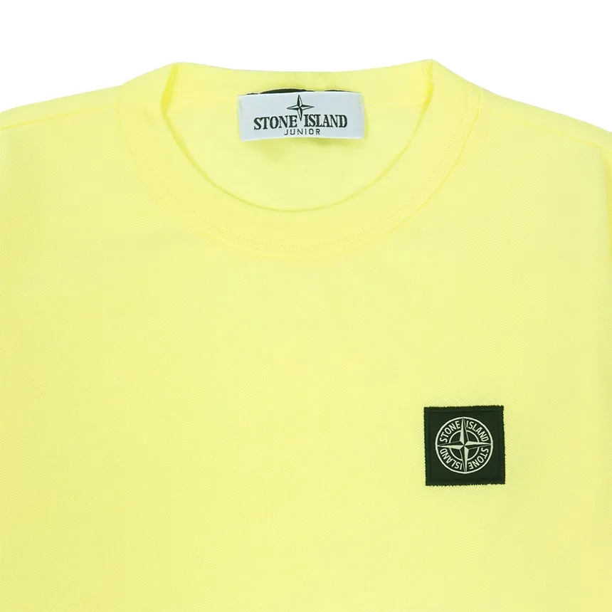 Logo-Patch Stretch-Cotton T-Shirt