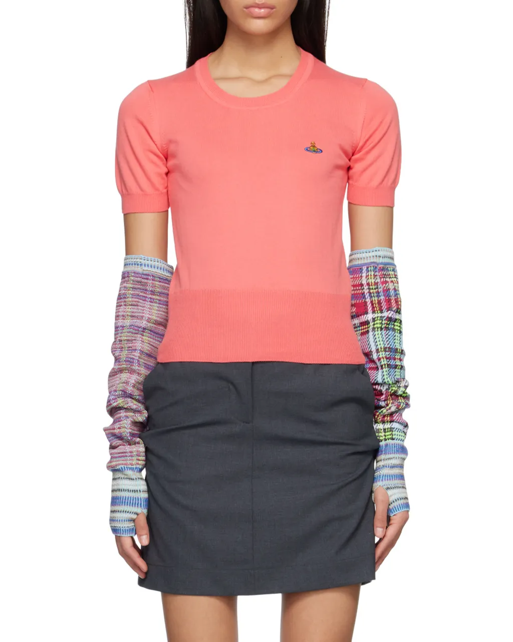 Orb Embroidered Knitted Top