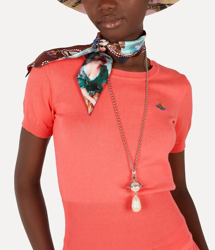 Orb Embroidered Knitted Top