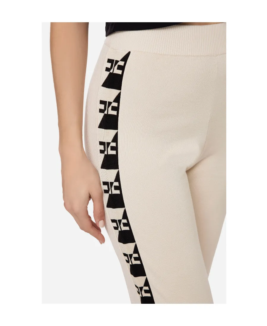 Logo Lace And Ankle Trousers