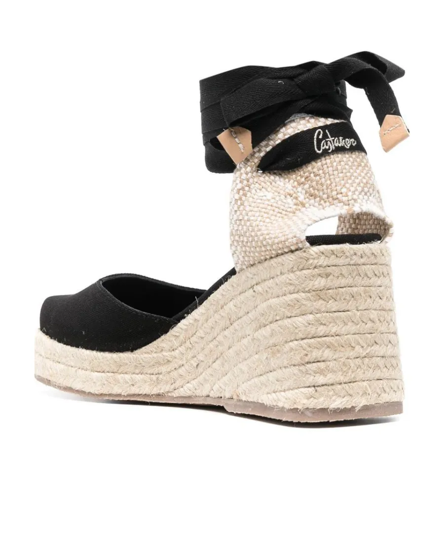 Castaer Tina Tie-Fastened Wedge Espadrilles