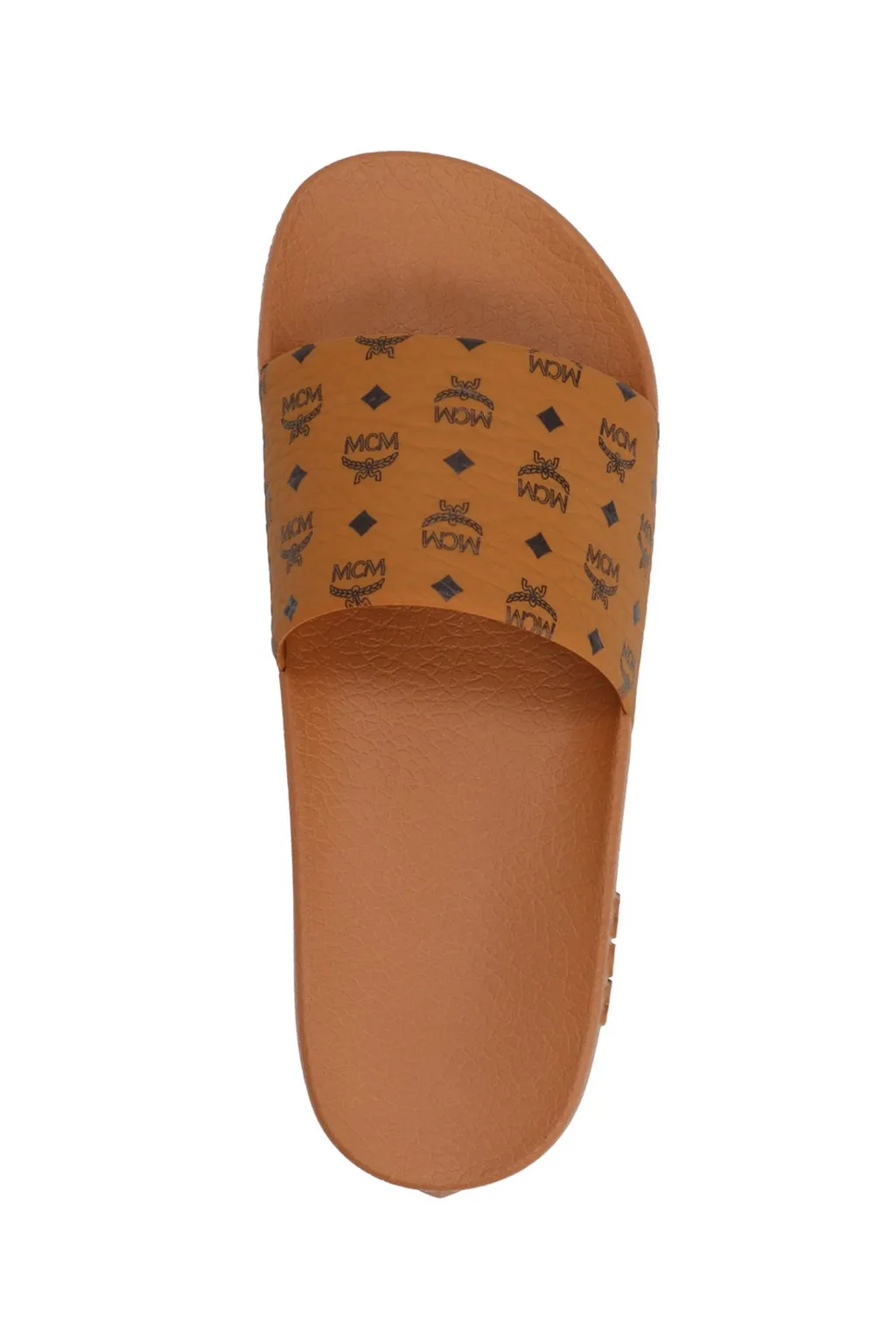 Mcm Monogram Printed Slip-On Slides
