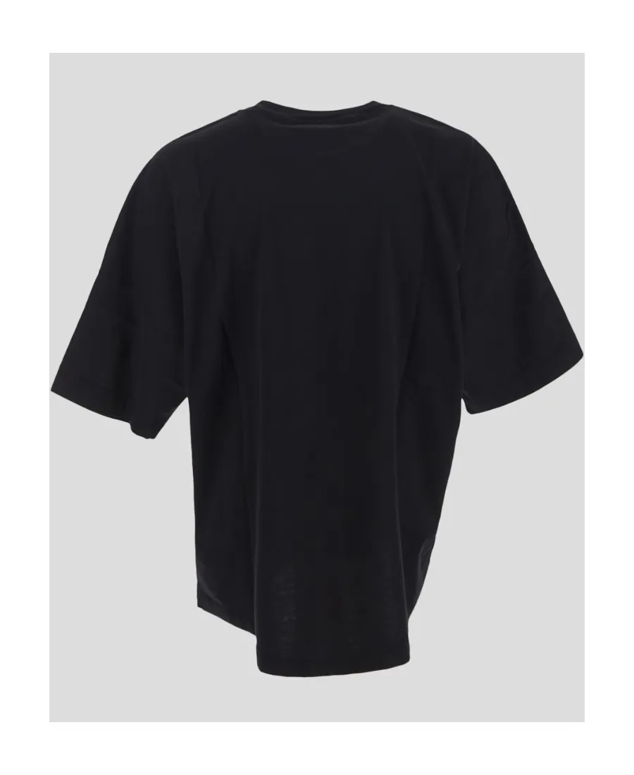 Palm Angels Logo Embroidered Crewneck T-Shirt