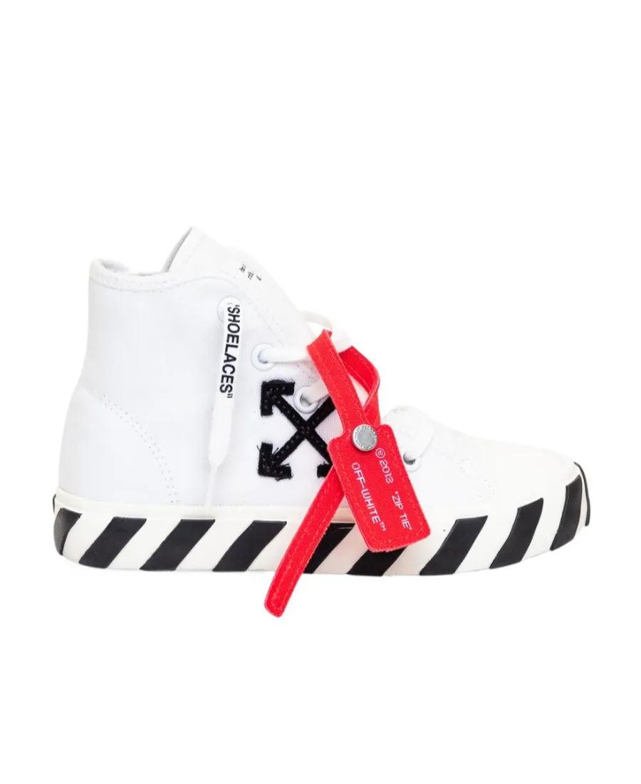 Off-White Kids Diagonal Stripe Print Lace-Up Sneakers
