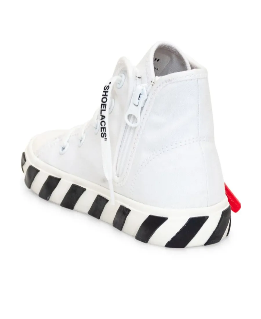 Off-White Kids Diagonal Stripe Print Lace-Up Sneakers
