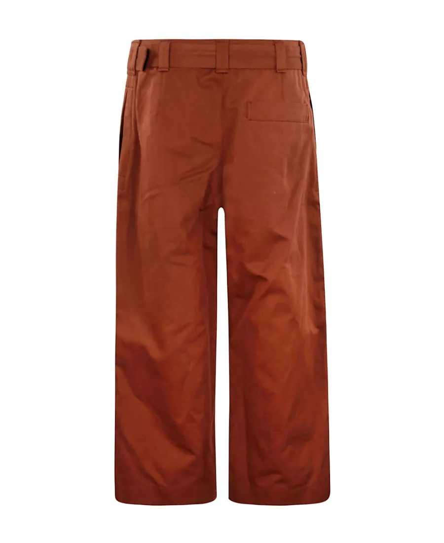 Lemaire Cropped Belted Pants